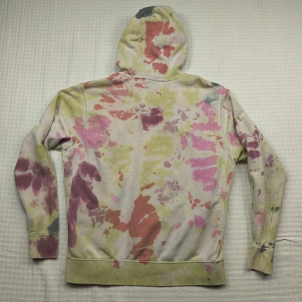 Nike Men Tie Dye Hoodie Multi Color Pastel Pullover Sweatshirt CU4345-638 Size M - Picture 2 of 10